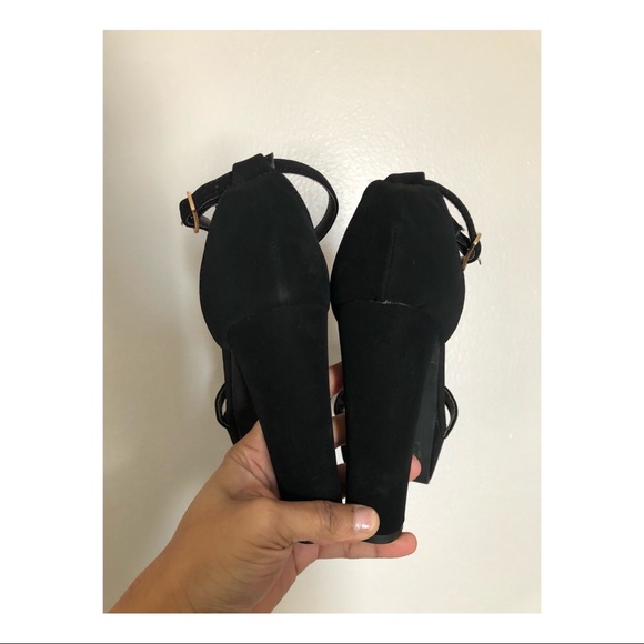 Black Suede Heels - Picture 7 of 7